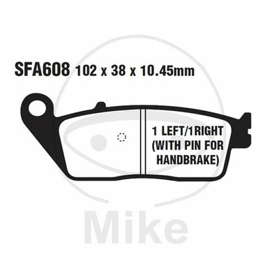 Plaquettes De Frein SBS 183 HM - Compatible Kymco 500 XCITING R 2007-2014, Paire Neuve Sous Blister