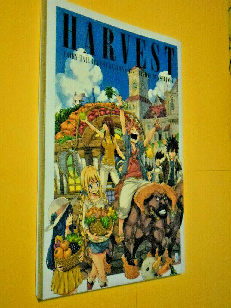ILLUSTRATION BOOK- HARVEST- fairy tail- di: HIRO MASHIMA manga Star Comics