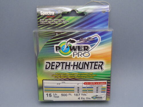 1pk Powerpro Depth Hunter 100% Spectra Fiber Braided Fishing Line 500ft 167yd - Picture 3 of 24