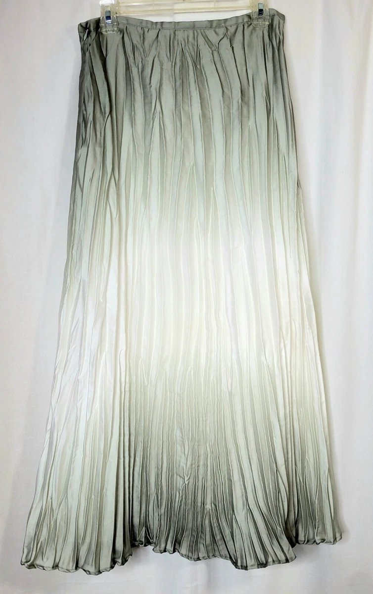 Green ombre 2025 pleated skirt