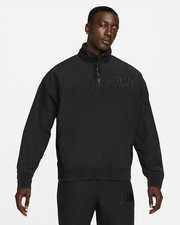 Nike Jordan Sport DNA Men's Jacket 1/2-zip Neckline Sizes M, L Black DA7165-010
