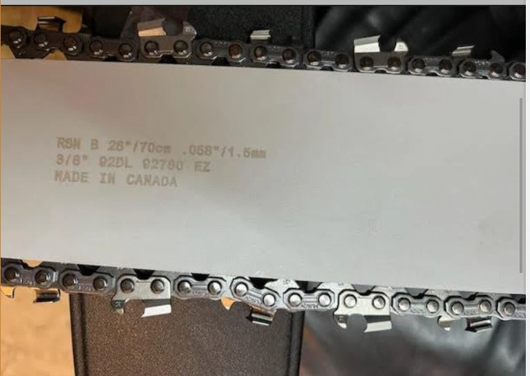 HUSQVARNA JONSERED 正品 原始设备制造商 28 英寸 3/8 英寸 058 93DL 专业条链组合 — 第 2/4 张图片