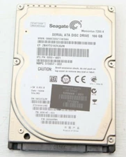 Seagate 160GB 2.5" SATA Laptop Hard Disk Drive HDD 9HV14C-022 599666-001