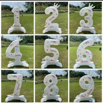 Digitale stehende Happy Birthday Luftballons Feier Party Events 32'' Zoll