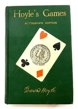 1926 HOYLE'S GAMES Autograph Edition by Edmund Hoyle hardback Book illustrated