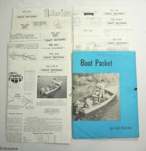 diy boat building plans vintage craft patterns v-bottom