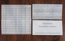 40 CHECKBOOK TRANSACTION REGISTERS CALENDAR 2023 2024 2025 CHECK BOOK REGISTER