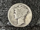 USA 1927  Mercury Dime. .900 Silver.