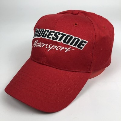 Bridgestone Motorsport Hat Cap Snap Back Red