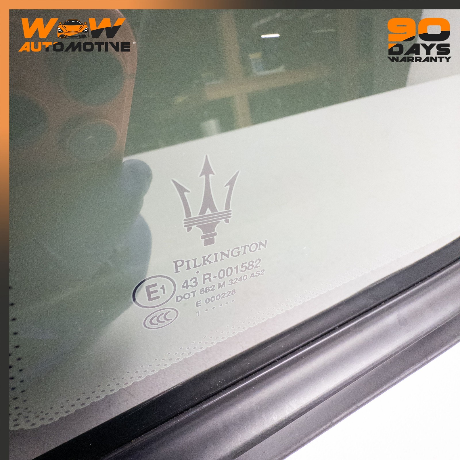 08-19 MASERATI GRANTURISMO S REAR LEFT DRIVER SIDE WINDOW QUARTER GLASS OEM