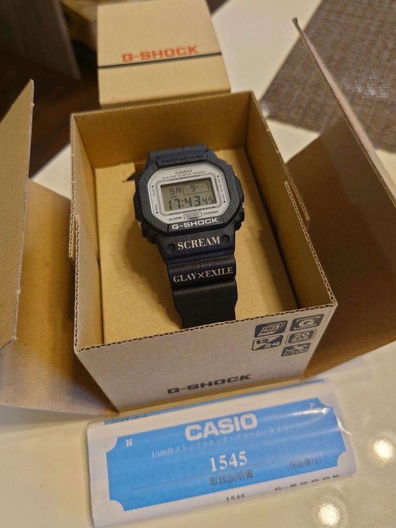【未使用非売品】レア GLAY×EXILE G-SHOCK DW-5600BR 未使用非売品】レア GLAY×EXILE G-SHOCK DW-5600BR Rare GLAY