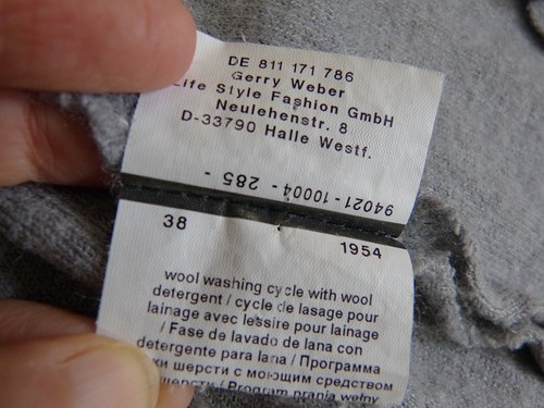 Gerry Weber Edition gilet élégant en laine bouillie M L - Imagen 4 de 6