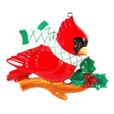 Cardinal Pet Animal Bird Personalized Christmas Tree Ornament