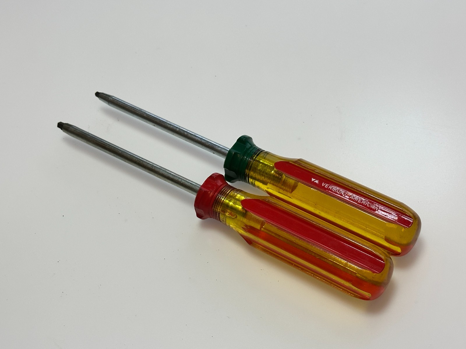 NOS Vermont American USA 2pc #1 & #2 Square Recess Screwdriver Set, 50311, 50312