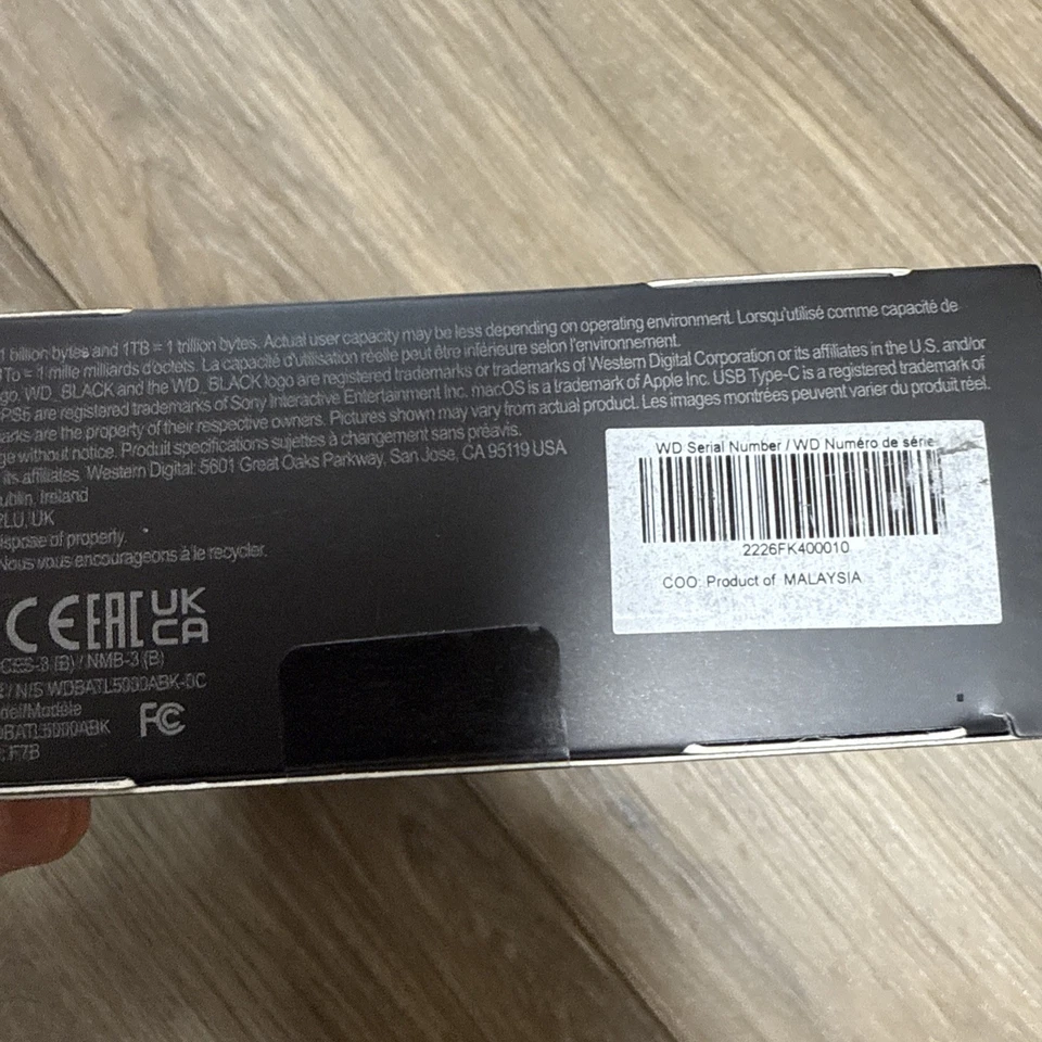 New WD BLACK D30 500GB SSD, USB-C, External Solid State Drive - Image 4 of 4