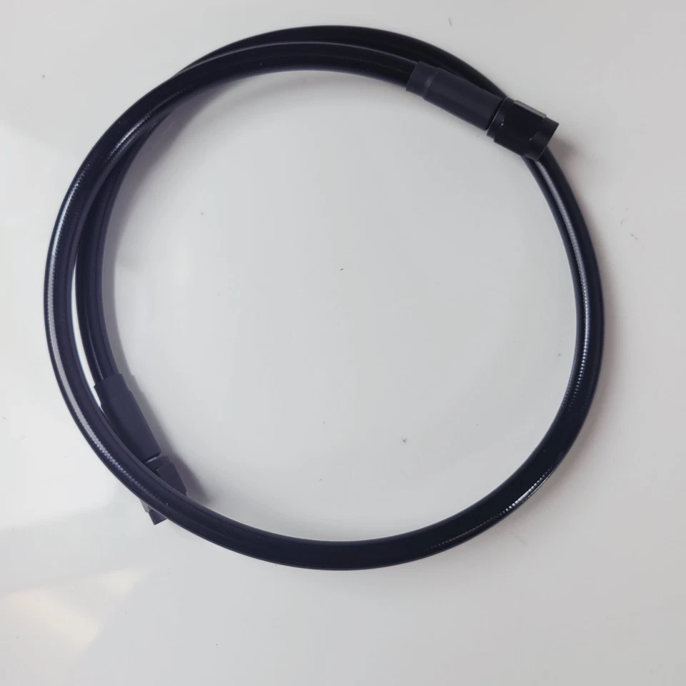 Goodridge Ébano 2 Universal Motocicleta Negro Línea de Freno 26" Para Harley-Davidson Foto 4 de 4