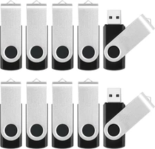 8GB Flash Drive 10 Pack Bulk USB Flash Drives, USB2.0 Thumb Drive USB Stick for