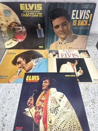 Elvis Presley Original Vinyl Records Lot Of 5, VG-G 🔥🔥