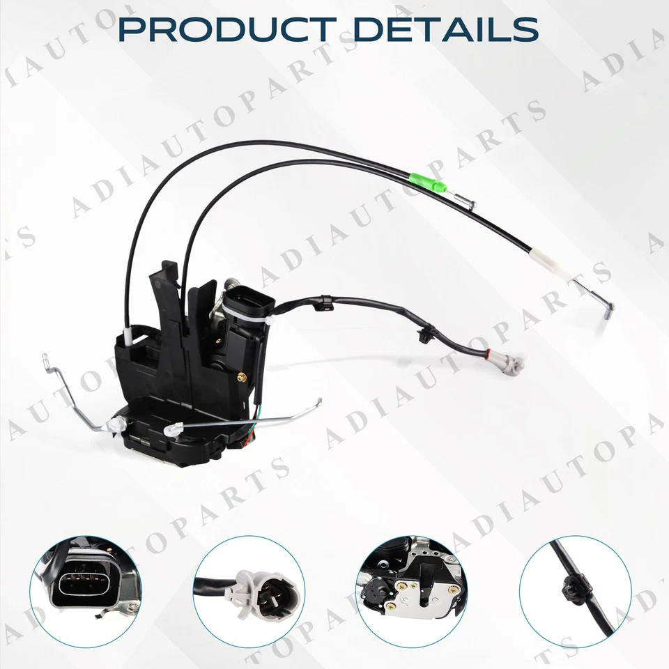 Front Right Side Power Door Lock Actuator fit 00-06 Toyota Tundra W/O Full Cab - Image 3 of 4