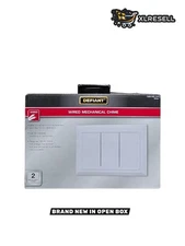 Defiant Wired Doorbell Chime, White