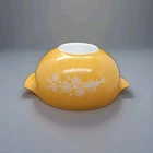 Vintage 1970's Pyrex "Butterfly Gold" Mixing Bowl Yellow Cinderella 443 ~ 2.5 Qu