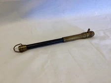 VTG Antique Crescent-Lite Solid Brass Long Handle Railroad Firelighter Tool