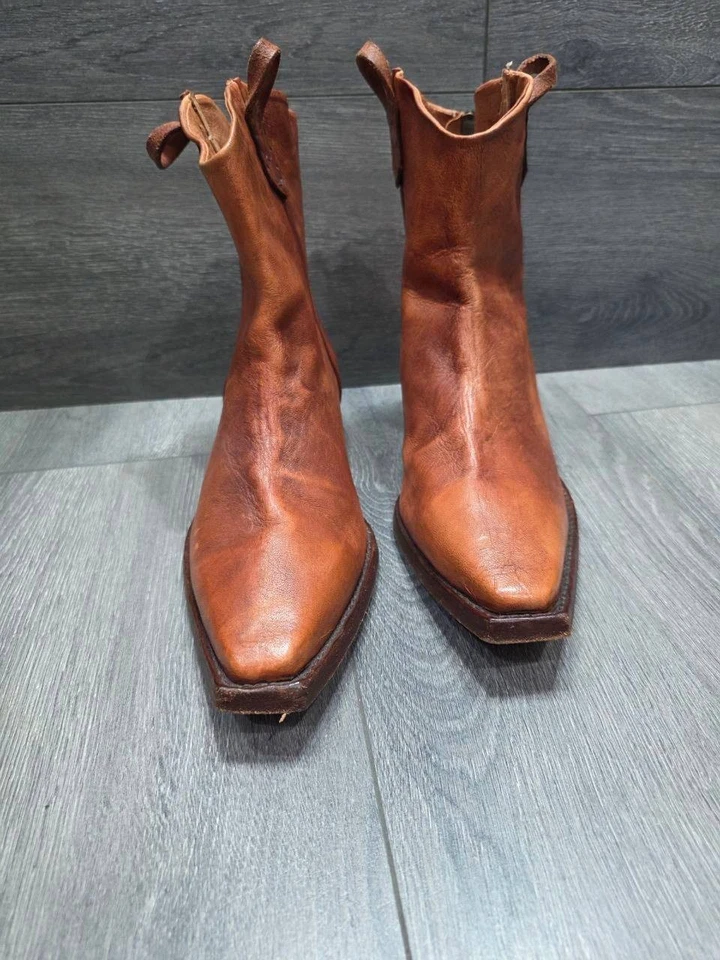 Botines de cuero We The Free Wesley Free People color tostado 40 S000042 Foto 3 de 4