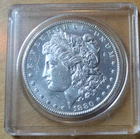 1880 S - $1 BU, Morgan Silver Dollar lower grade uncirculated  PROBLEM FREE