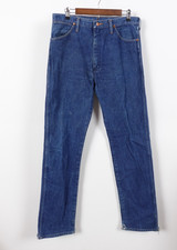 Vintage Wrangler Jeans Mens 34x35 13MWZ Cotton Western Denim Made In USA 80s