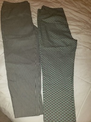  lot of 2 Jules & Leopold Ankle Pants Womens plus sz.3x  Skinny Pull On