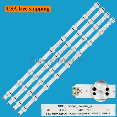LED Strips For LG 65UK6300PLB 65UN6950 65UK6400PLF 65UK6200PUA NC650DQG-ABGX7