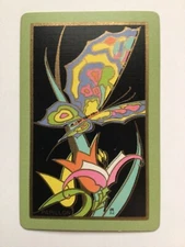(2) Art Deco Narrow Named “PAPILLON” Playing Cards,Congress 606,c.1929
