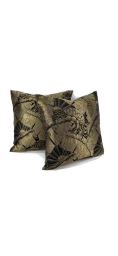 Ralph Lauren Coco De Mer Cushion Covers 22” X 22”