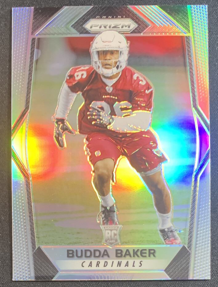 Budda Baker 2017 Panini Prizm SILVER PRIZM Rookie Card RC #256 Cardinals  QTY