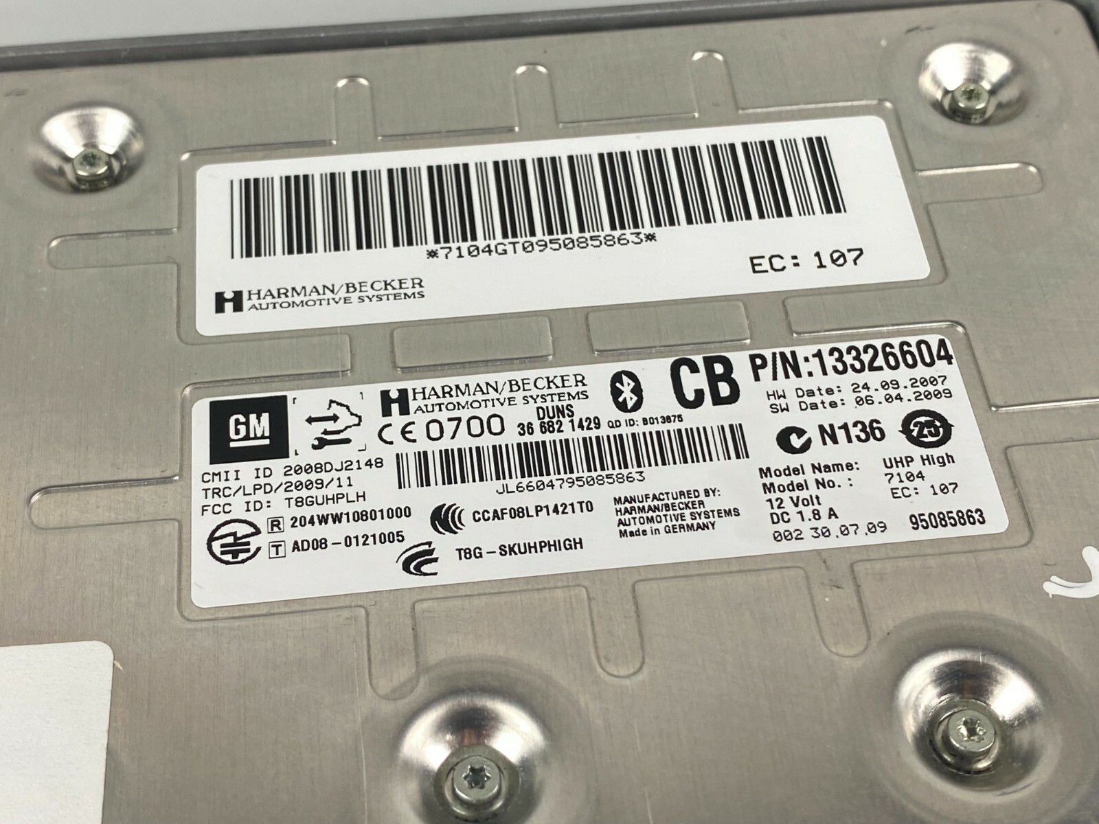 Opel Vauxhall Insignia Bluetooth Phone Handsfree Control Module Unit 13326604 eBay