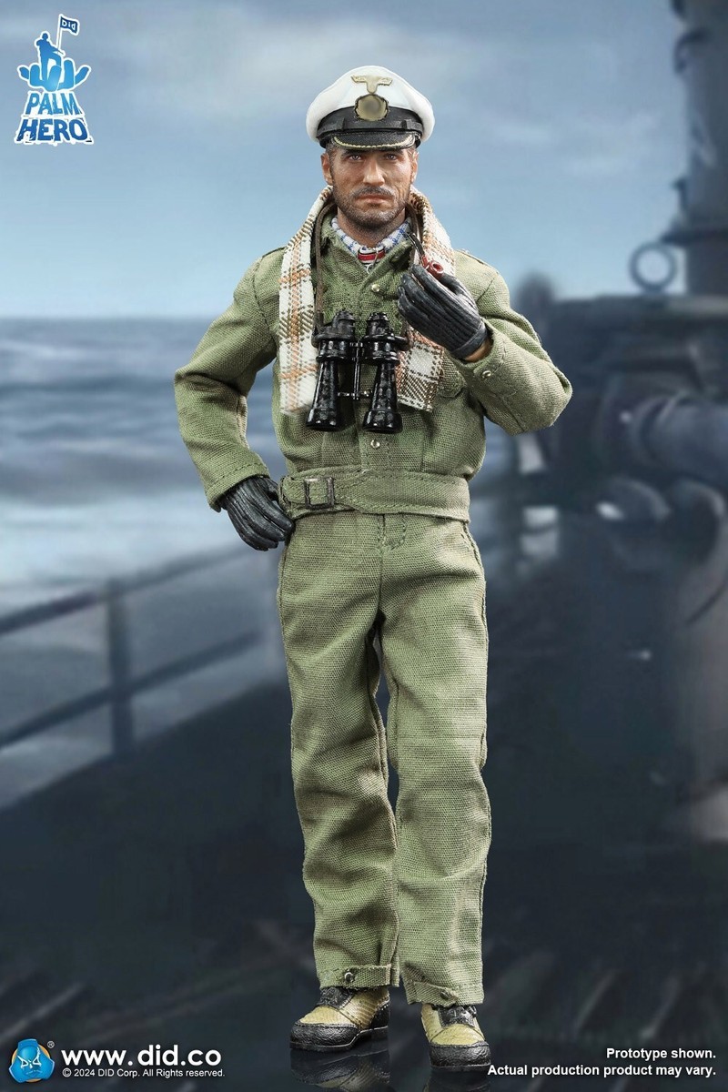 DID XD800226 1/12 WWII U Boat Captain Heinrich Lehmann 6''Male