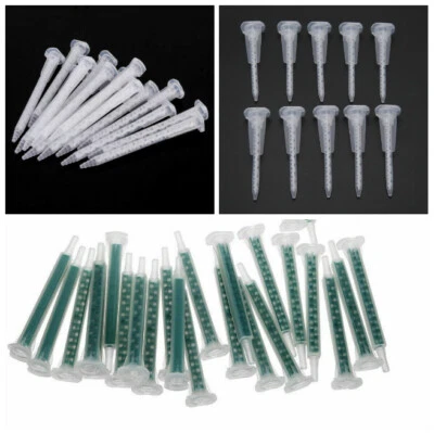 Static Mixer Epoxy Resin Mixing Tube Nozzles Sets For Ab Glue Gun 10PCS