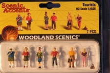 Woodland Scenics - Tourists (7 pcs) - HO Scale - A1836