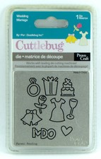 Provo Craft Cuttlebug Cutting Die Wedding Design