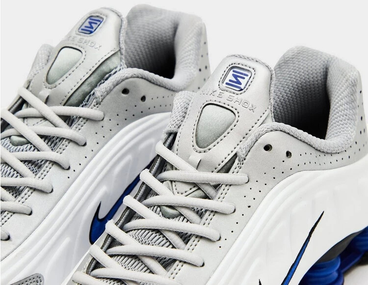 Nike Shox R4 Men's Shoes in White and Blue Trainers | eBay