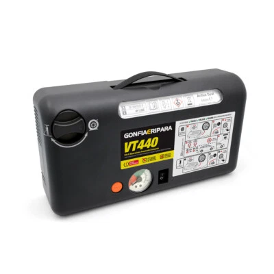 INTEC GONFIA E RIPARA KIT FORATURA VT440 RUOTA PNEUMATICO CON COMPRESSORE E LIQUIDO