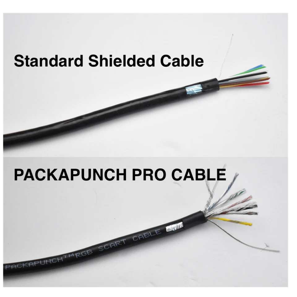 Sega Saturn, SCART/RGB Cable, Packapunch, RetroGamingCables,USA Seller,Luma Sync - Image 3 of 4