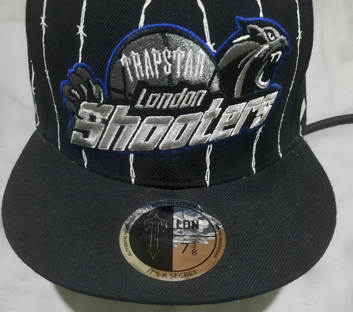 TRAPSTAR LONDON SHOOTERS BARBED WIRE FITTED CAP SIZE 7 3/8