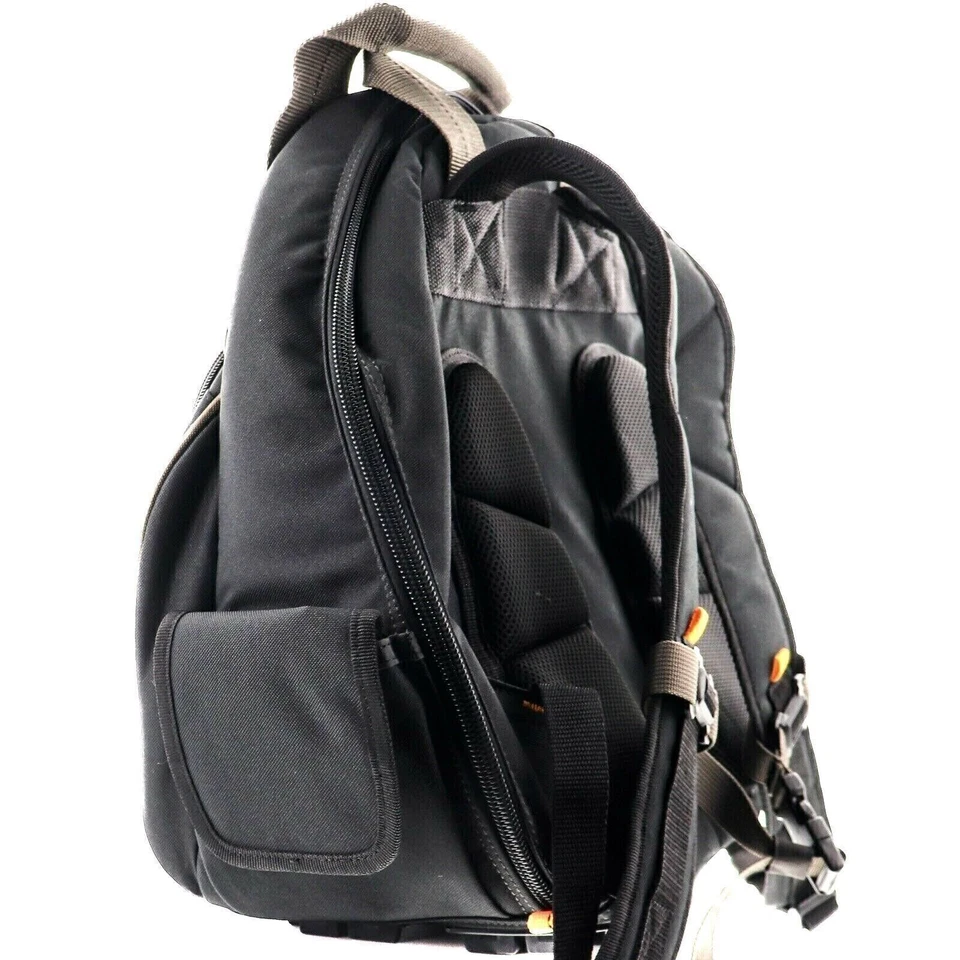 CLC L255 Professional Tool 53 Pocket Lighted Backpack Bag Carrier Padded Straps - Image 4 of 4