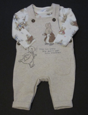 Jungen Peter Rabbit 2-teiliges Latzhose Outfit