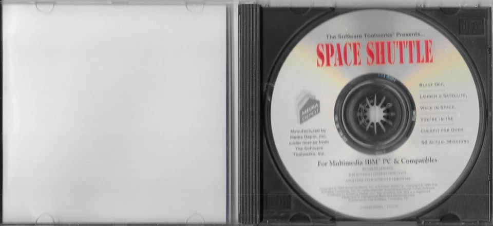 SPACE SHUTTLE-PC-1993-1 DISC SET-EDUCATION-CD ROM-FREE SHIPPING IN CANADA - Image 2 of 4