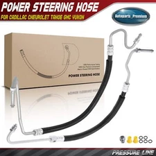 2x Power Steering Pressure Hose for Cadillac Chevrolet Tahoe GMC Yukon 2000-2002