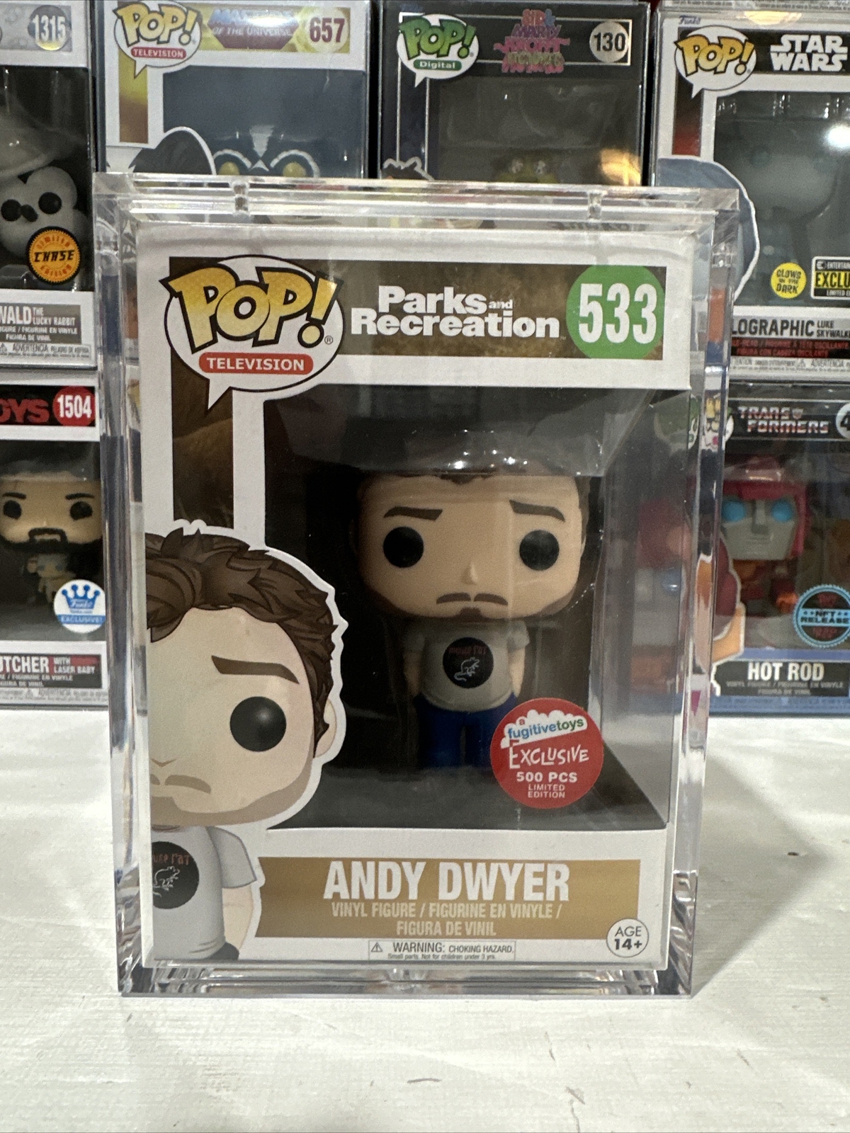 Funko Pop! Andy Dwyer #533 - Juguetes Exclusivos Edición Limitada 500 Piezas