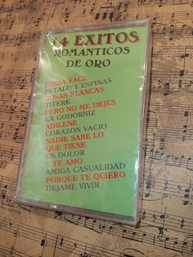 14 Romanticos De Oro Cassette Sellado Dr Records Corridos - Picture 5 of 6