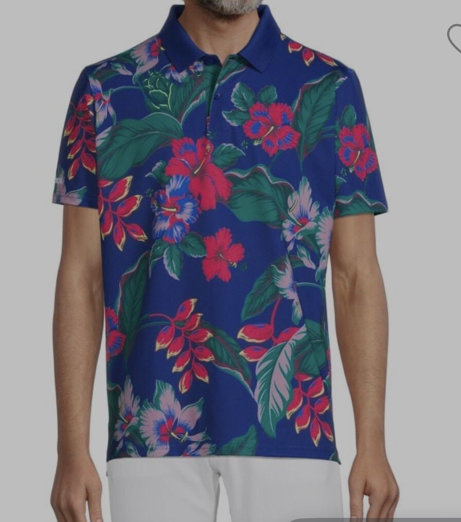 Bonobos Golf Men's Standard Fit Waimea Floral Polo Shirt NWT